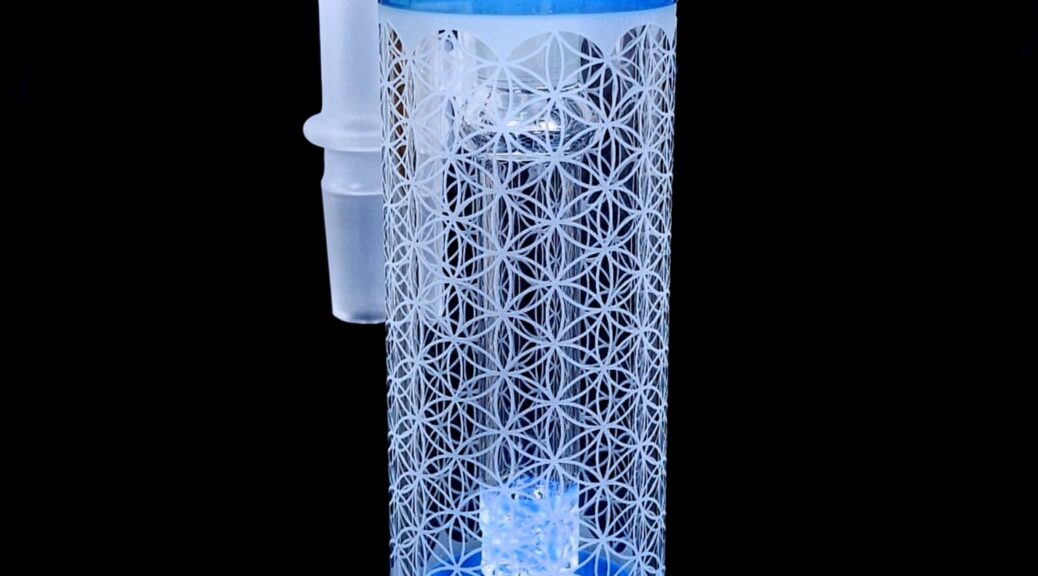 Glass BSG Accented Sacred-G 14mm ash catcher
