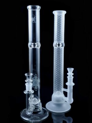 Glass SoL-45 Lace-Sphere straight tube