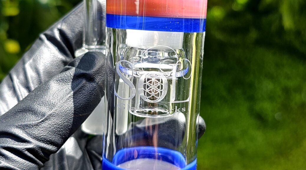 Glass Serendipity x Blue Cheese Worked 18mm Dry Catch