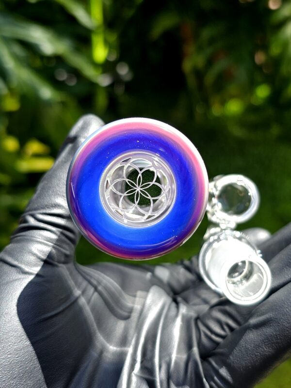 Glass Serendipity x Blue Cheese Worked 18mm Dry Catch