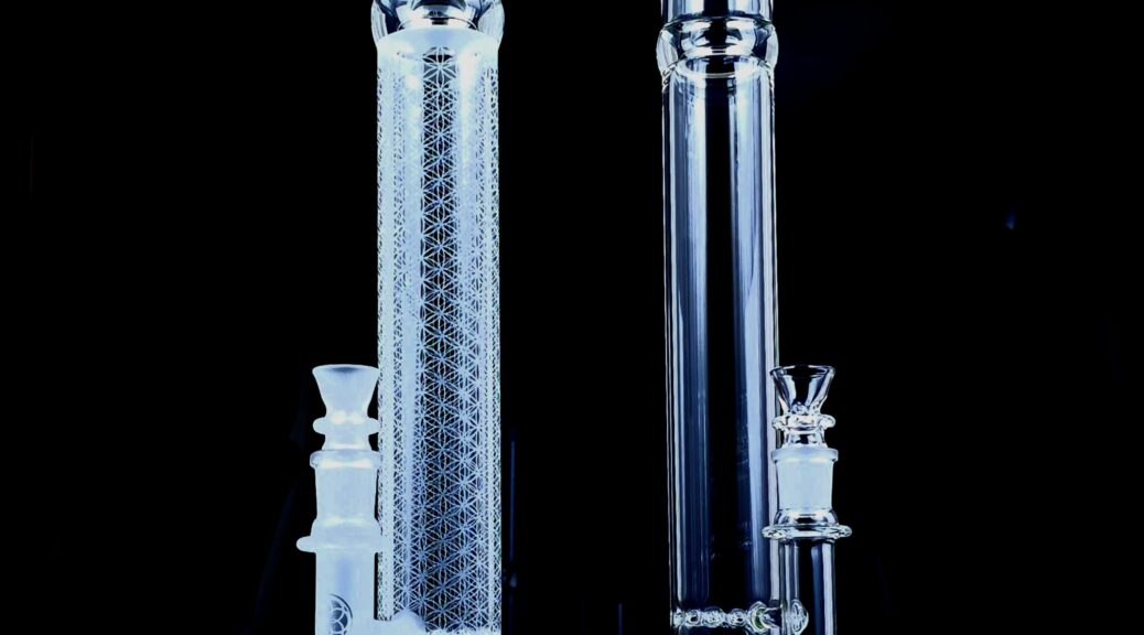 Glass SoL-50 Lace-Disc straight tube