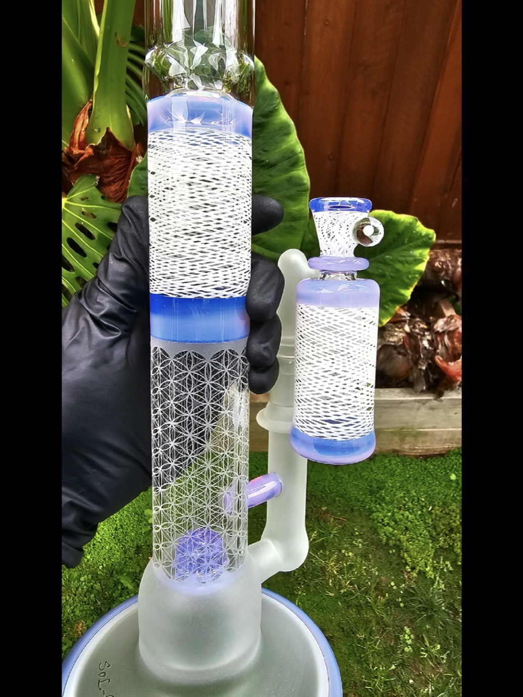 Glass Neo Opal Accented – Star White Reticello – Sacred-G SoL-45 Lace-Sphere x DC Set Glass Neo Opal Accented – Star White Reticello – Sacred-G SoL-45 Lace-Sphere x DC Set