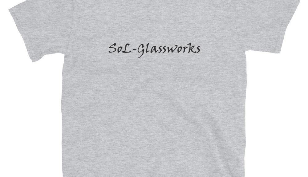 Apparel SoL-Glassworks black logo T-Shirt