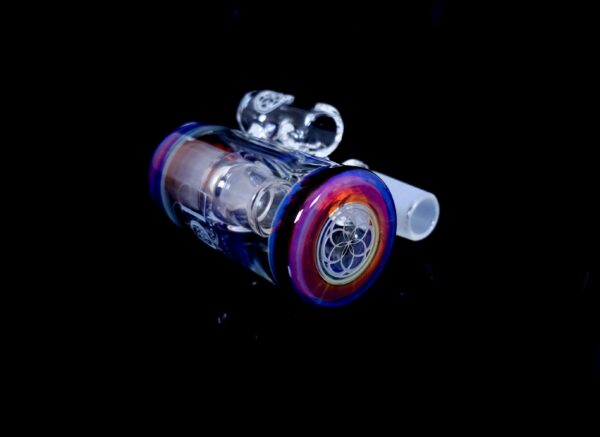 Glass Amber Purple Accented 18mm Dry Catch
