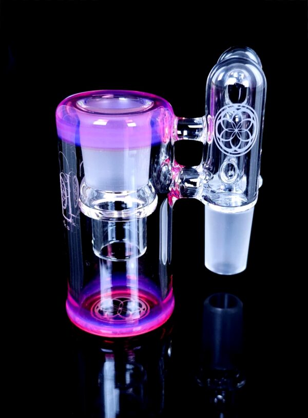 Glass Telemagenta Accented 18mm Dry Catch
