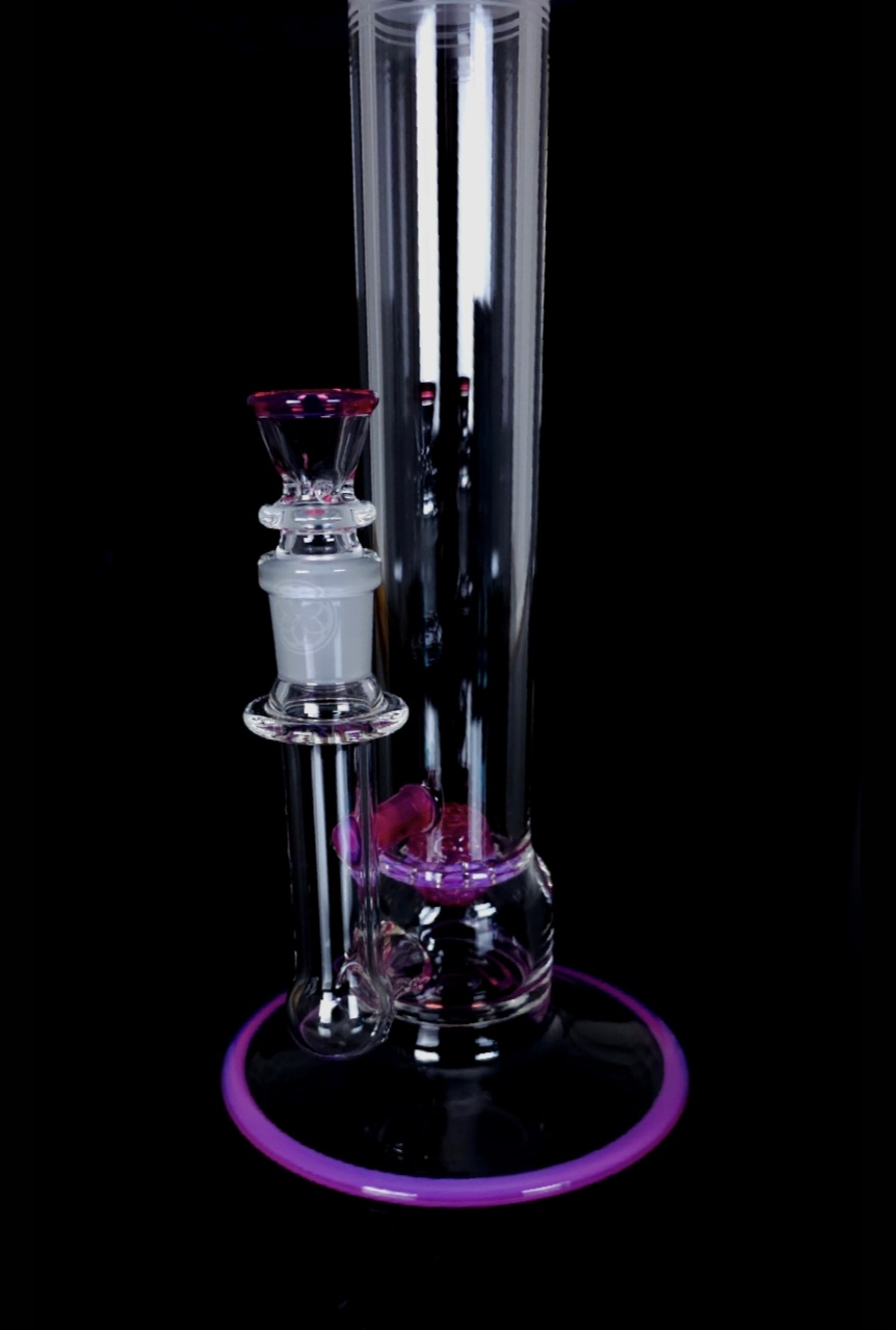 Glass Telemagenta Accented SoL-45 Lace-Sphere Glass Telemagenta Accented SoL-45 Lace-Sphere