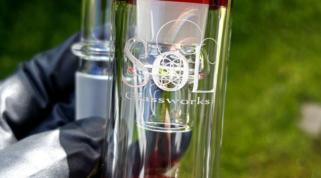 Glass Pomegranate Accented 18mm Dry Catch