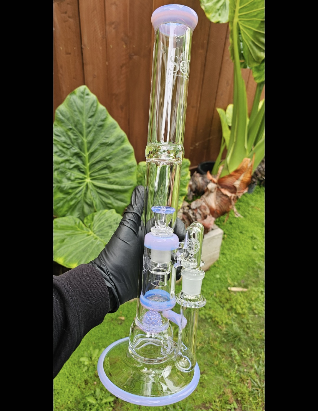 Glass Neo Opal Accented SoL-45 Lace-Sphere x DC Set Glass Neo Opal Accented SoL-45 Lace-Sphere x DC Set
