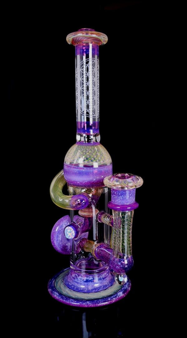 Glass Fumicello Worked Quasar