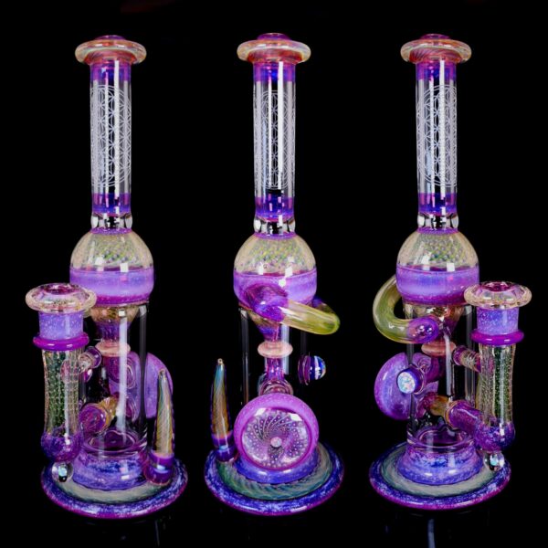 Glass Fumicello Worked Quasar